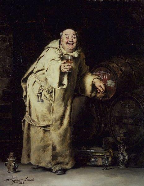 unknow artist Monk Testing Wine